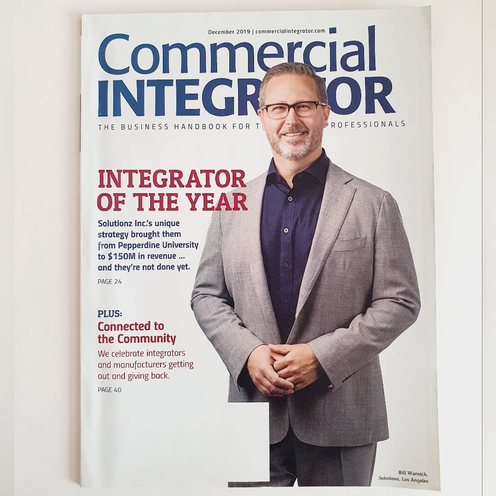 Commercial Integrator Magazine December, 2019 Integrator of the Year